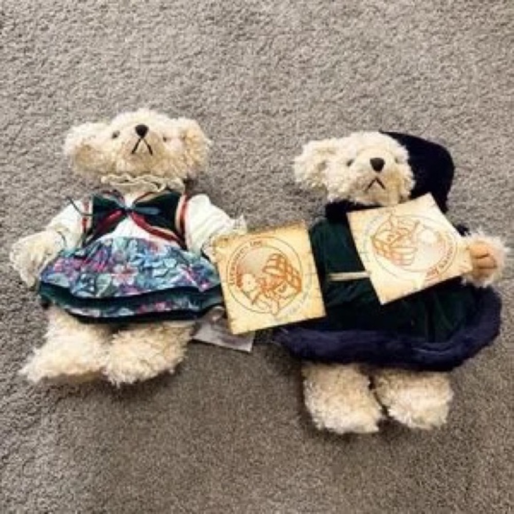 Plush Bear with Floral Dress - Multicolor